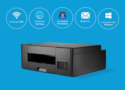 Impresora Multifuncional Brother DCP-T420W Tanque de Tinta Wi-Fi Direct USB 2.0 a Color