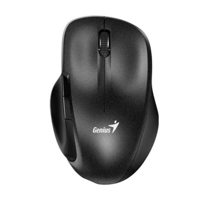 Mouse Inalámbrico Genius RS2 Ergo 8200S | Receptor USB | 1200 DPI | Clic Silencioso | 5 Botones | Diseño Ergonómico