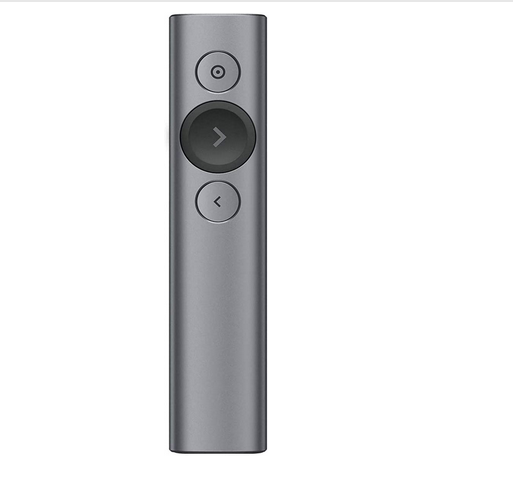 Puntero Logitech Spotlight | Presentador | Inalámbrico | USB/Bluetooth
