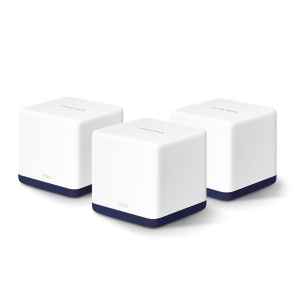 Sistema WiFi Mesh Mercusys Halo H50G AC1900 pack de 3 unidades vista frontal