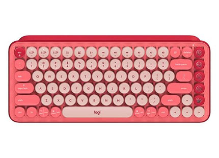 Comparativa de tamaño del teclado Logitech POP Keys formato mini sin teclado numérico