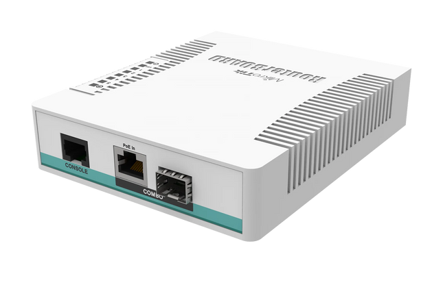 MikroTik Switch 5 Puertos SFP y Combo Gigabit, CRS106-1C-5S