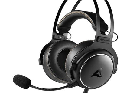 Headset Sharkoon Skiller SGH50 | 3.5 mm | Sonido Hi-Res | Micrófono desmontable | Almohadillas intercambiables