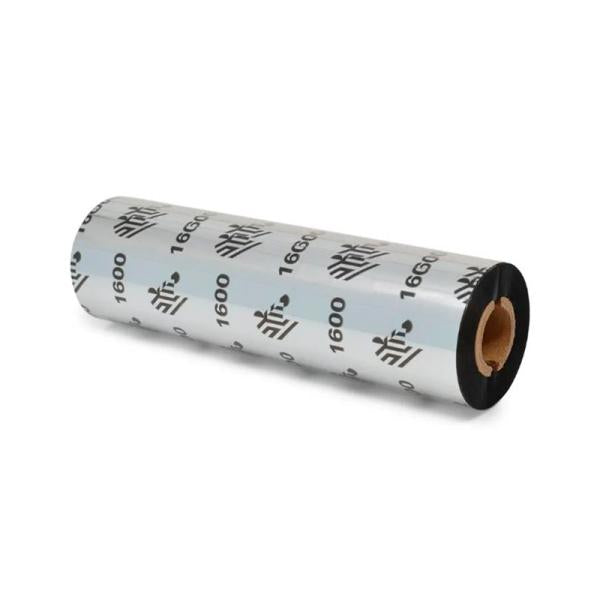 RIBBON ZEBRA CERA 4.33" X 75 NUCLEO 0.5" METROS 1600 WAX 01600GS11007