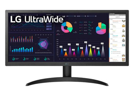 MONITOR 26" LG 26WQ500-B WFHD 2560 x 1080 75 HZ HDMI PLANO SLIM 195174035245