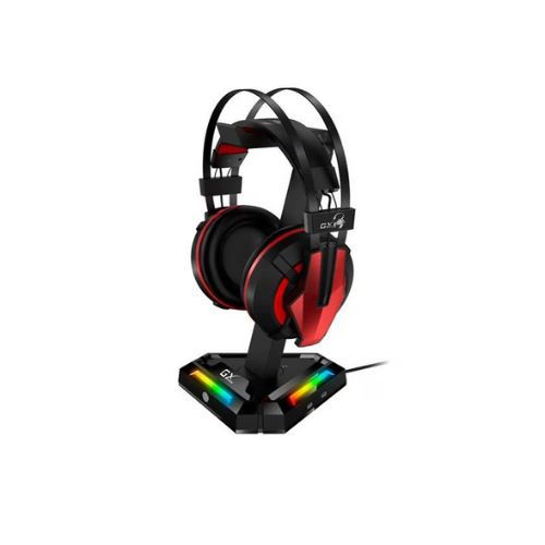 Soporte para Headset Genius GX-UH100 | Soporte Vertical | Iluminación RGB | Estructura Antideslizante | USB