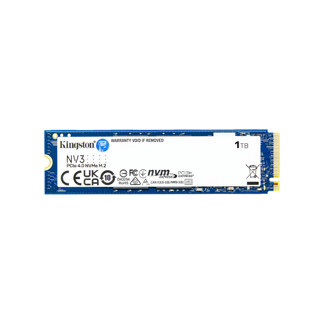 HD Interno Kingston NV3 1TB | M.2 | PCIe 4.0 | NVMe