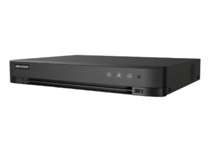DVR Hikvision IDS-7208HUHI-M1/S | 8CH Analógico + 8CH IP | 8MP/5MP/4MP/1080P/720P | AcuSense | H.265 Pro+ | 1 SATA | 4 Audio | 8 Alarmas