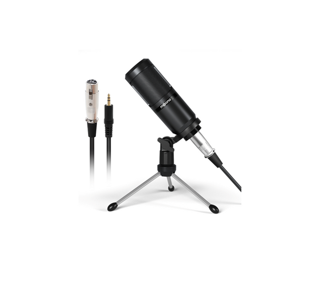 Micrófono de Condensador Maono AU-PM360TR | 3.5mm | Cardioide | 30Hz–16kHz | Sensibilidad -38dB