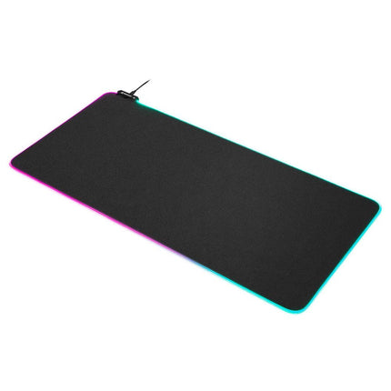 Mouse Pad Gaming Sharkoon 1337 RGB V2 900 | XL | Iluminación RGB | Superficie de tela optimizada | Base antideslizante