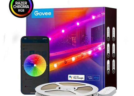 Luces de Tira LED RGBIC Govee Con Revestimiento Protector, H619A1D1