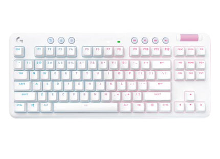Packaging y accesorios incluidos con teclado mecánico Logitech G715 RGB gaming inalámbrico