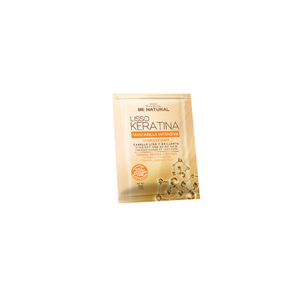 Mascarilla Lisso Keratina 35 g | Placenta Life | Mini tratamiento intensivo para liso prolongado y frizz controlado