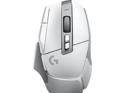Mouse Gaming Logitech G502 X vista en ángulo mostrando sensor HERO 25K de precisión