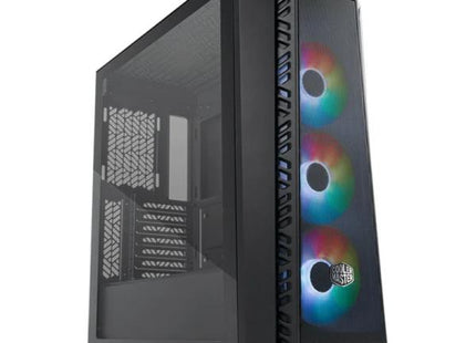 CASE COOLER MASTER MEDIA TORRE MB520MESH LATERAL DE VIDRIO TEMPLADO 3 VENTILADORES ARGB NEGRO MB520-KGNN-S00