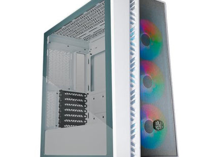 CASE GAMING RGB COOLER MASTER MASTERBOX 520 MESH MID TOWER VENTILADORES 3 DE 120MM CON VIDRIO LATERAL Y MALLA FRONTAL MB520-WGNN-S00