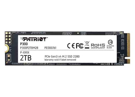 HD INTERNO 2TB M.2 2280 SOLIDO PATRIOT P300P2TBM28 P300