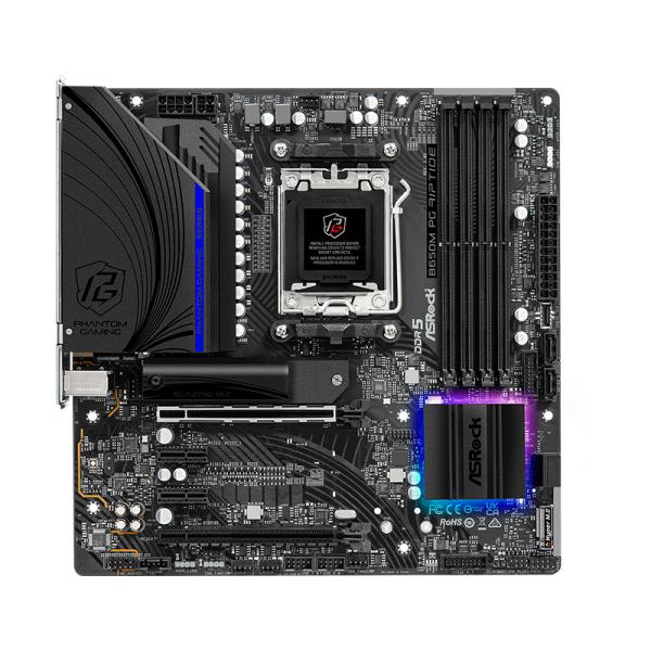 Tarjeta Madre ASRock B650M PG Riptide | AM5 | Micro-ATX | DDR5 | PCIe 5.0 | Wi-Fi Ready