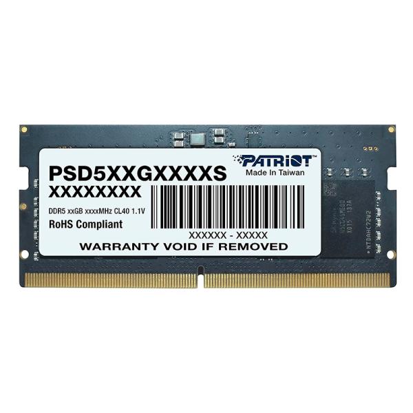 MEMORIA LAPTOP 16GB DDR5 4800MHZ PATRIOT PSD516G480081S SL