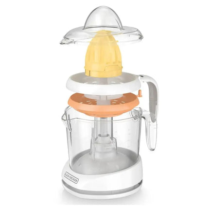 Exprimidor de Cítricos Black+Decker CJ625-LA | 1 L | 30 W | Ajuste de Pulpa | Blanco