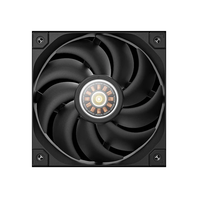 Abanico DeepCool FT12 R-FT12-BKWPN3-G | 120mm | PWM 4 Pines | Flujo de Aire Alto | Negro