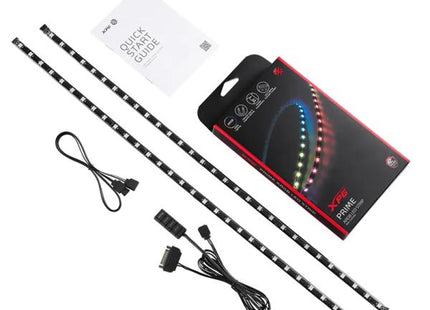 XPG Tira LED ARGB Prime 60 cm con Controlador, ARGBSTRIP-BKCWW