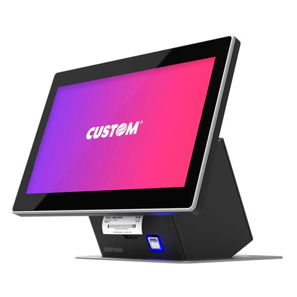Computadora Custom America Touch Path 13.3 pulgadas vista frontal con pantalla táctil