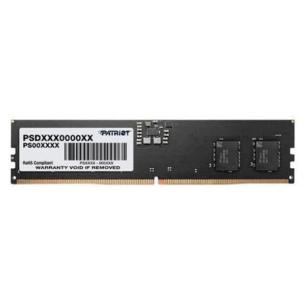 MEMORIA RAM PC 16GB PATRIOT PSD516G480081 SL DDR5 4800 MHZ CL40 1.1 V SIGNATURE, ON DIE ECC, PNP DIMM 288 PINES