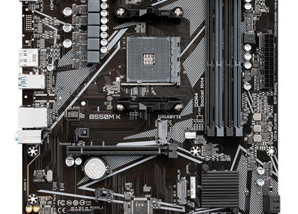 Tarjeta Madre Gigabyte B550M K | AM4 | Micro-ATX | DDR4 | PCIe 4.0 | HDMI | USB 3.2