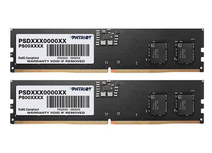 MEMORIA RAM PC 32GB PATRIOT SIGNATURE LINE PSD532G56002 DDR5 5600 MHZ CL46 1.1 V SIN DISIPADOR DIMM 288 PINES