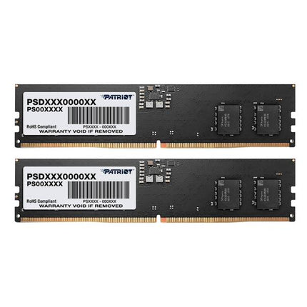 MEMORIA RAM PC 32GB PATRIOT SIGNATURE LINE PSD532G56002 DDR5 5600 MHZ CL46 1.1 V SIN DISIPADOR DIMM 288 PINES