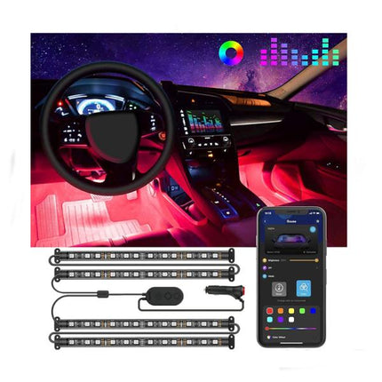 Cable de Luces Govee H7090 RGBIC Interior Car Lights  | Iluminación Personalizable | Control por App y Voz