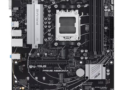 Tarjeta madre ASUS PRIME A620M-A-CSM formato micro-ATX con socket AM5 y slots DDR5