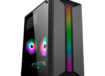 Case gaming Eagle Warrior CM16KTRA001C vista frontal con tira RGB H350