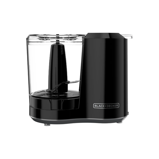 Procesador de Alimentos Black+Decker HC300B | 3 Tazas | 175 W | Cuchilla de Acero Inoxidable | One‑Touch