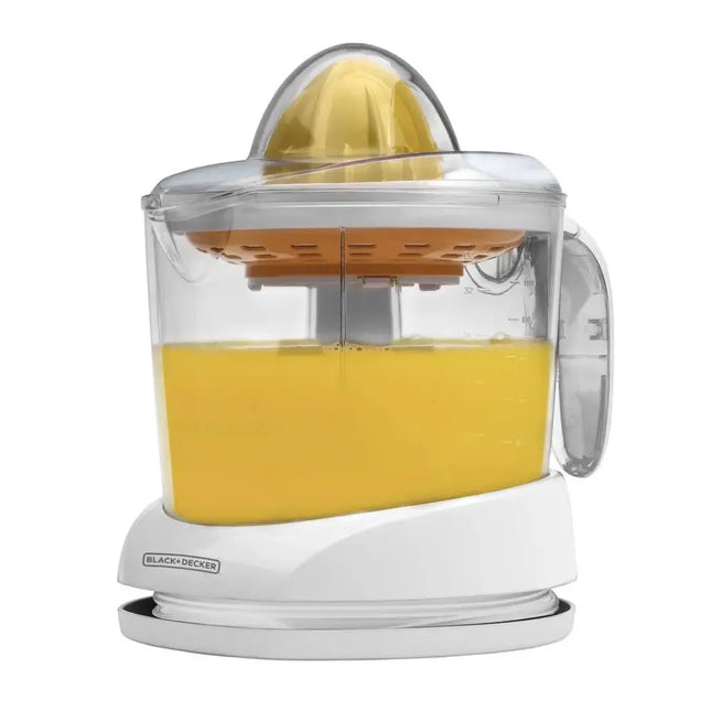 Exprimidor de Cítricos Black+Decker CJ625-LA | 1 L | 30 W | Ajuste de Pulpa | Blanco