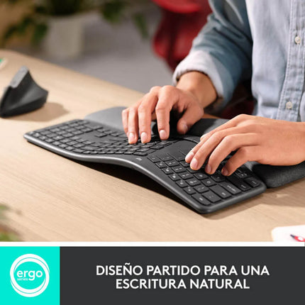 Teclado Logitech Ergo K860 for Business | Inalámbrico | Bluetooth | Inglés