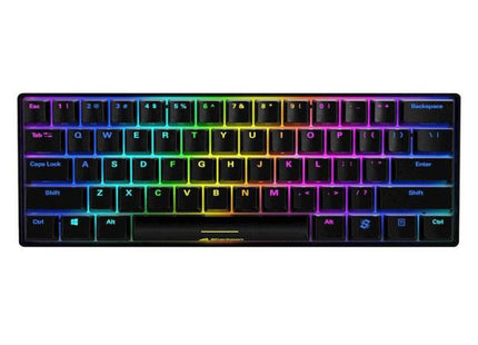 Teclado Gaming RGB Sharkoon Skiller SGK50 S4 TKL | Mecánico | Switch Rojo | Alámbrico USB | Inglés