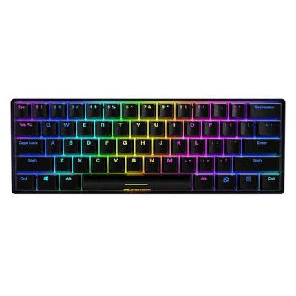 Teclado Gaming RGB Sharkoon Skiller SGK50 S4 TKL | Mecánico | Switch Rojo | Alámbrico USB | Inglés