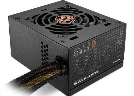 Fuente de Poder Sharkoon SFX Bronze 450W | Certificación 80 PLUS Bronze | Formato SFX | Ventilador 80mm | Cableado Fijo