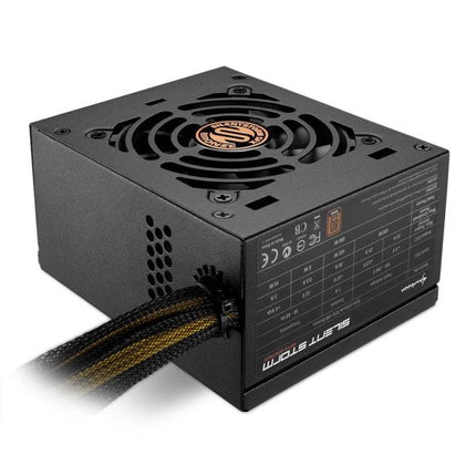 Fuente de Poder Sharkoon SFX Bronze 450W | Certificación 80 PLUS Bronze | Formato SFX | Ventilador 80mm | Cableado Fijo