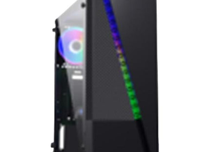 Case Gaming Eagle Warrior CG17AARA001C | ATX Mid Tower | Panel Lateral de Vidrio Templado | Tira RGB Frontal | USB 3.0 x1 | USB 2.0 x2 | Audio HD