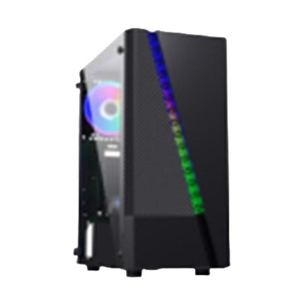 Case Gaming Eagle Warrior CG17AARA001C | ATX Mid Tower | Panel Lateral de Vidrio Templado | Tira RGB Frontal | USB 3.0 x1 | USB 2.0 x2 | Audio HD