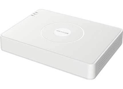 Grabadora DVR Hikvision 16 canales vista frontal con puertos y conectores