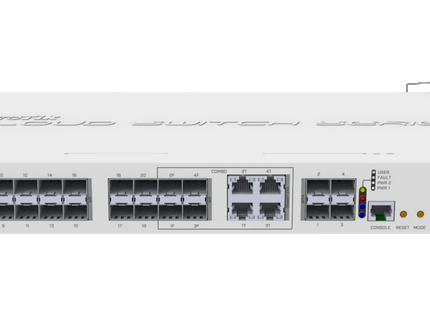 MikroTik Switch 20 SFP y 4 SFP+, CRS328-4C-20S-4S+RM