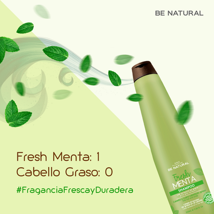 Shampoo Fresh Menta Placent Life | 100ml | Refrescante y revitalizante | Ideal para cuero cabelludo cansado o con sensación de fatiga