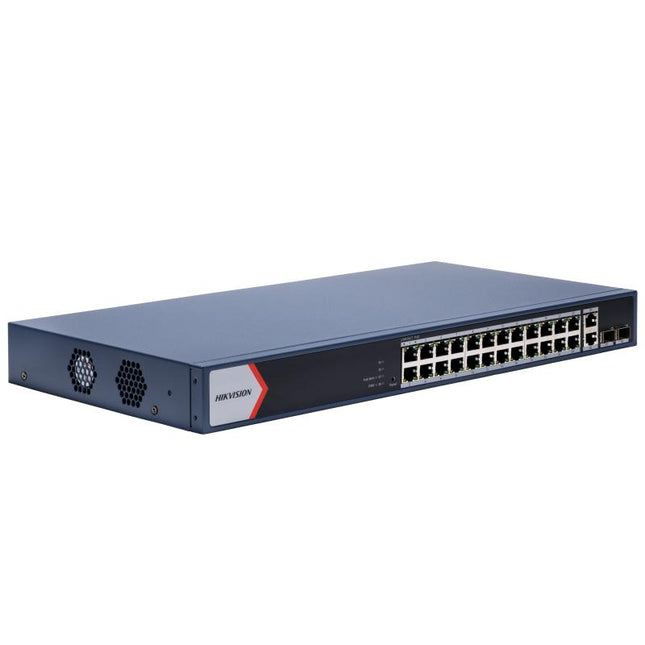 Hikvision switch 24 puertos PoE, DS-3E1528P-EI/M