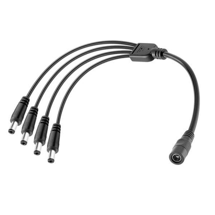 Adaptador DC FXXDC1T4001C | 12V 1A | 4 Salidas | Conector 5.5 x 2.1mm | Fuente de Poder Estable
