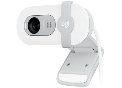 Cámara Web Logitech Brio 100 | Full HD 1080p | Micrófono Integrado | Color Blanco