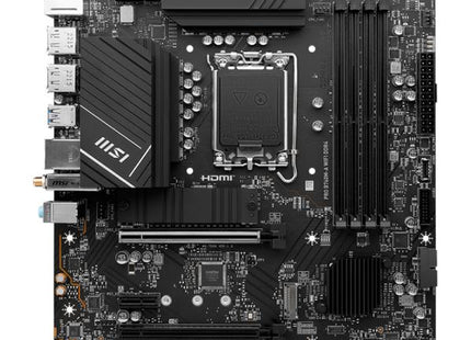 Tarjeta Madre MSI PRO B760M-A WiFi DDR5 | LGA 1700 | Micro ATX | Soporte Intel Core